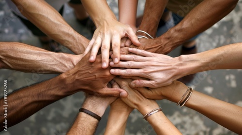 A Circle of United Hands