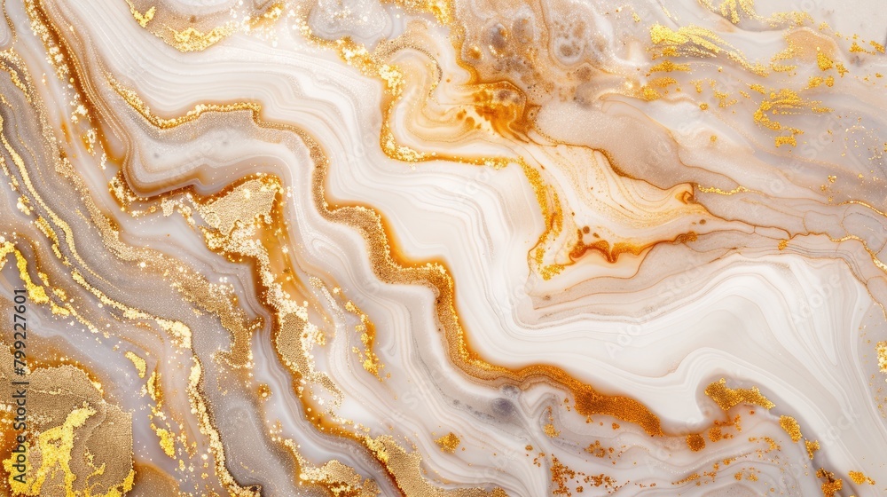 Marble liquid texture with pale gold marbling pattern Marble liquid texture with pale gold marbling pattern