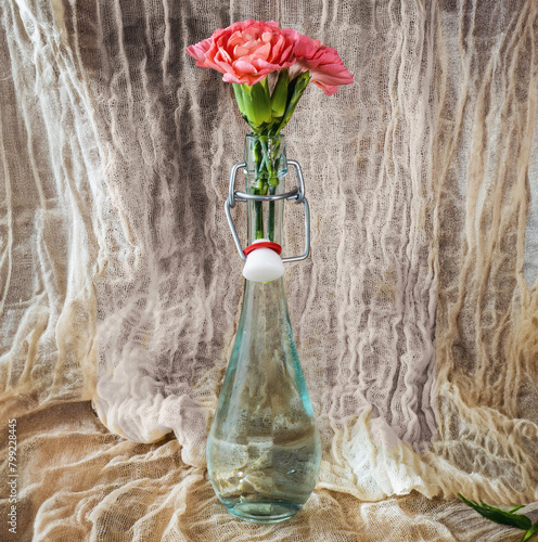 Obraz na płótnie Flower in vase w salonie
