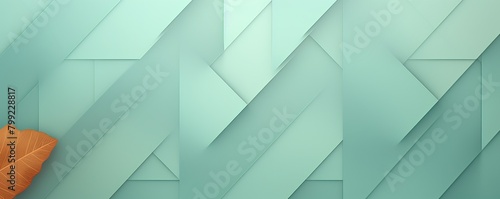 Mint green abstract background with autumn colors textured design for Thanksgiving, Halloween, and fall. Geometric block pattern with copy space