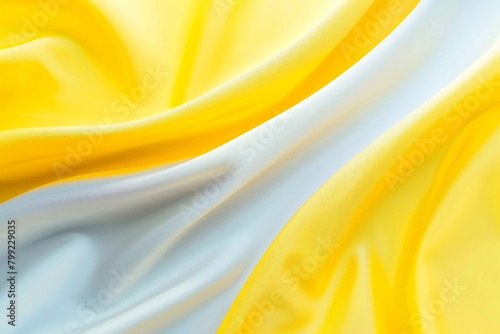 Wallpaper Mural Abstract yellow and white background with smooth lines Torontodigital.ca