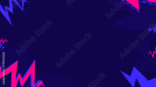 ICC Mens T20 Cricket World Cup 2024 in America theme elements on blue Background Social Media Post, Vector Illustration