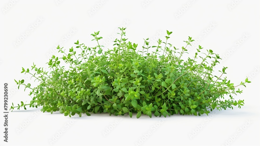 Fototapeta premium fresh oregano cutout on isolated transparent PNG Background