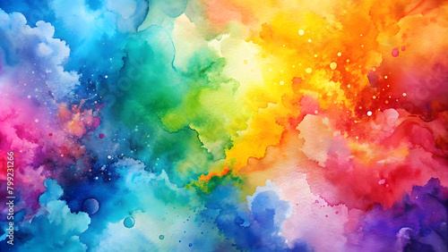 watercolor bright background background