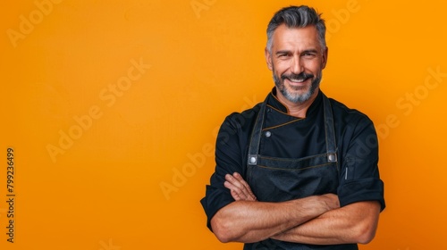 Smiling Chef with Crossed Arms photo