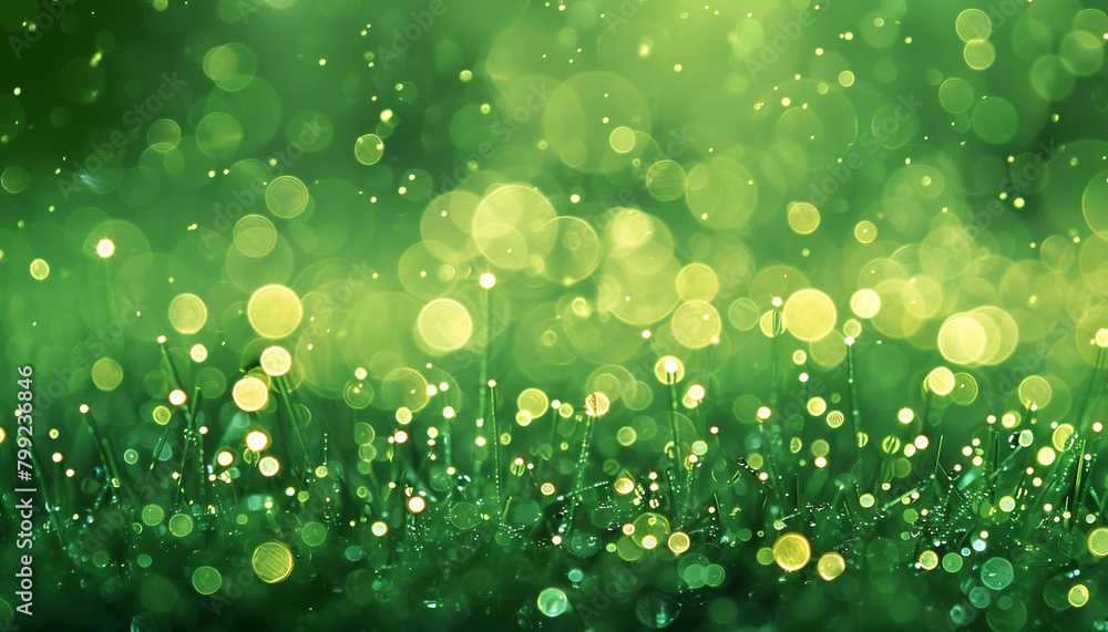 Meadow Dew Green Glitter Defocused Abstract Twinkly Lights Background, sparkling blurred lights in fresh meadow dew green colors. Meadow Dew Green Glitter Defocused Abstract Twinkly Lights Background, sparkling blurred lights in fresh meadow dew green colors.