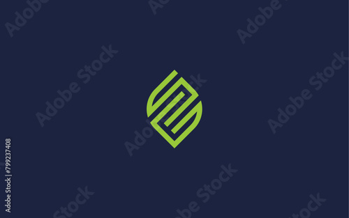 letter sg with leaf logo icon design vector design template inspiration