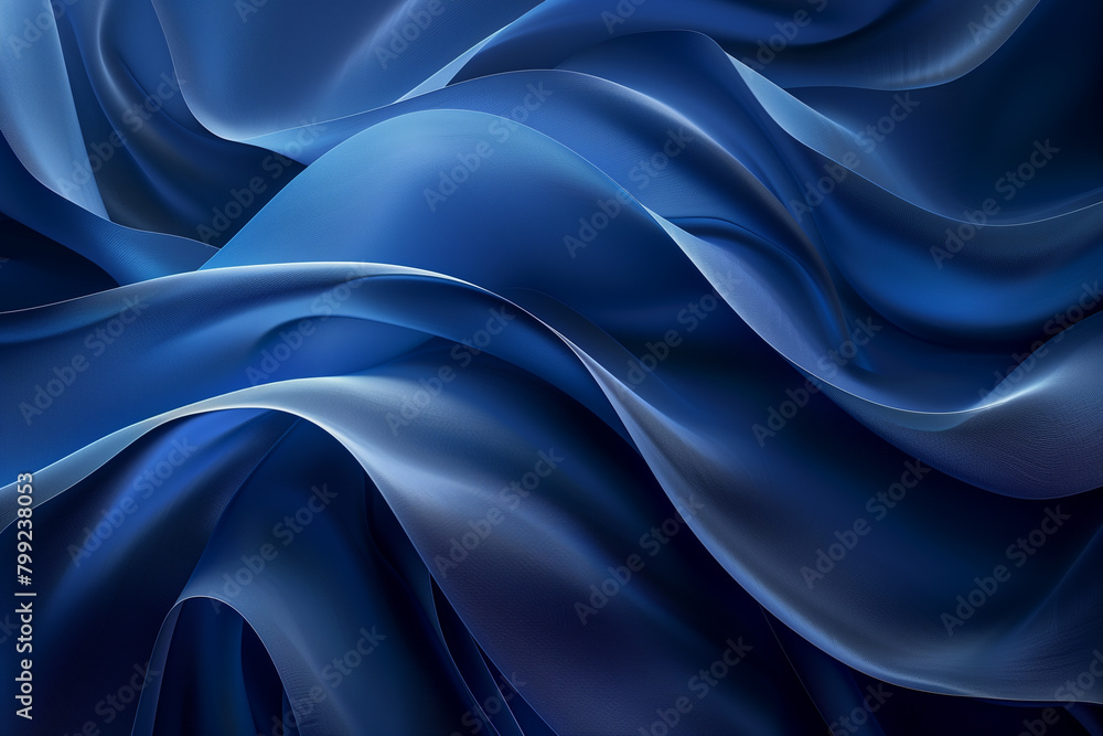 Dynamic Abstract Shapes on Modern Dark Blue Background Dynamic Abstract Shapes on Modern Dark Blue Background