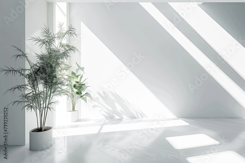 White Light Spaces  Modern Minimalistic Interplay in a Bright Office Apartment