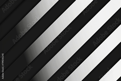 Minimalist black and white striped pattern