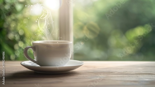 A Steaming Cup of Morning Coffee