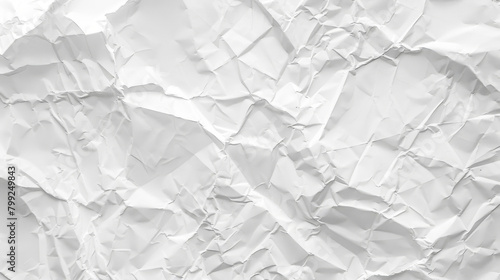 High-resolution image of unevenly crumpled paper  ideal for backgrounds or overlays