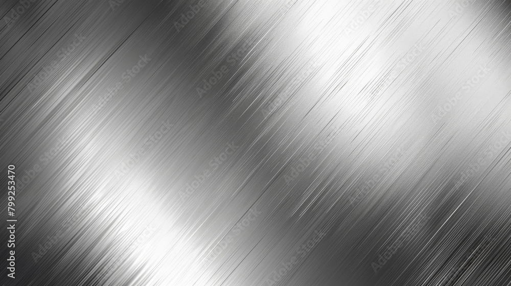 High-resolution image of a brushed metal surface with light reflections