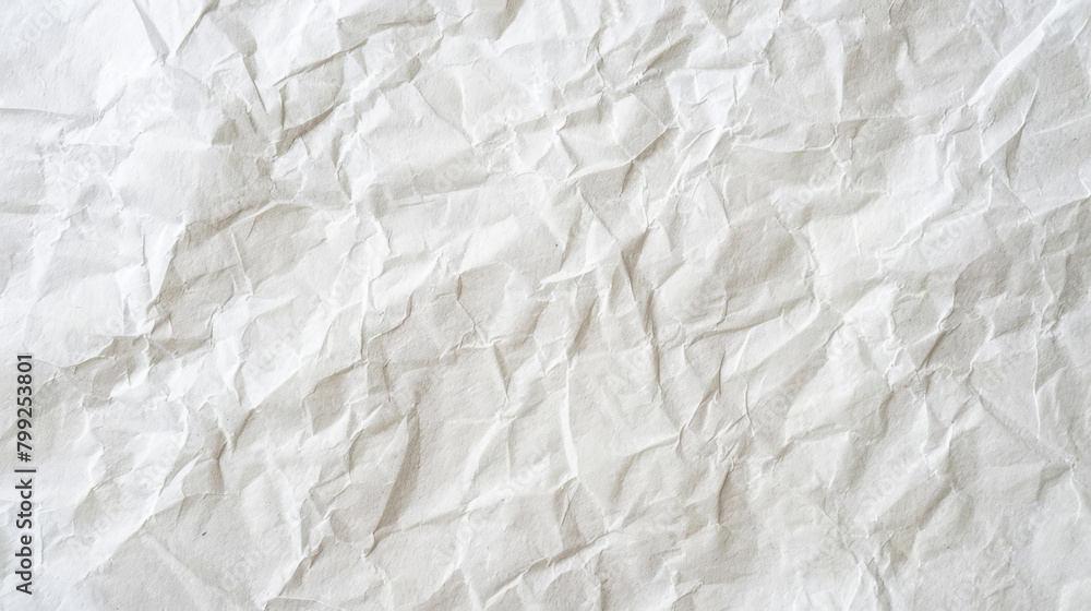 High-resolution image of a crumpled white paper, perfect for backgrounds and overlays High-resolution image of a crumpled white paper, perfect for backgrounds and overlays