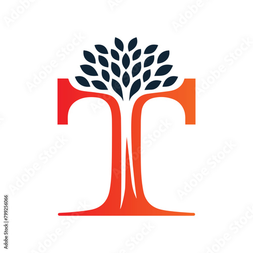 Tree Logo Design Vector Illustration