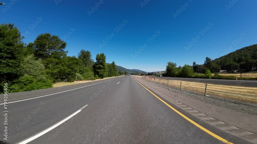 Oregon Pacific Highway Southbound Rogue River 04 Rear View Driving Plates Northwest USA Ultra Wide Oregon Pacific Highway Southbound Rogue River 04 Rear View Driving Plates Northwest USA Ultra Wide