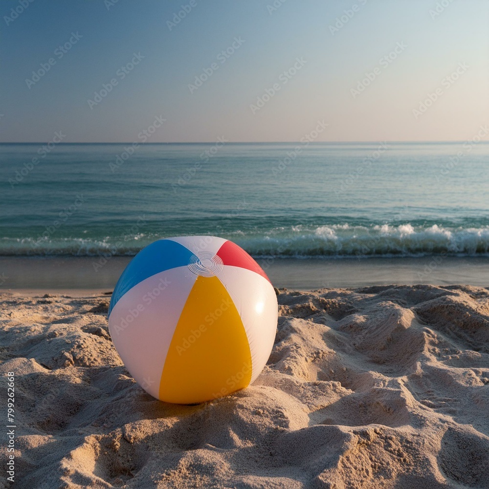 beach ball on the beach beach ball on the beach
