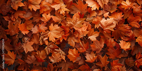 Autumn Leaves and flowers background