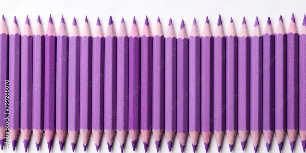 Purple crayon drawings on white background texture pattern with copy space for product design or text copyspace mock-up template for website  