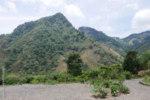 Berggipfel  San Miguel am Cruz de Alajuelita in den Bergen bei Escazú in Costa Rica photo