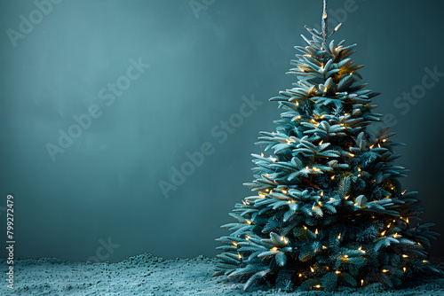 Simple yet elegant Christmas tree design for banners and frames