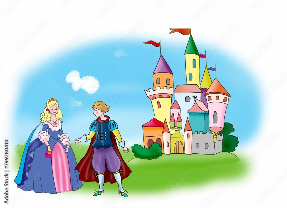 fairy tale princess and kastel fairy tale princess and kastel