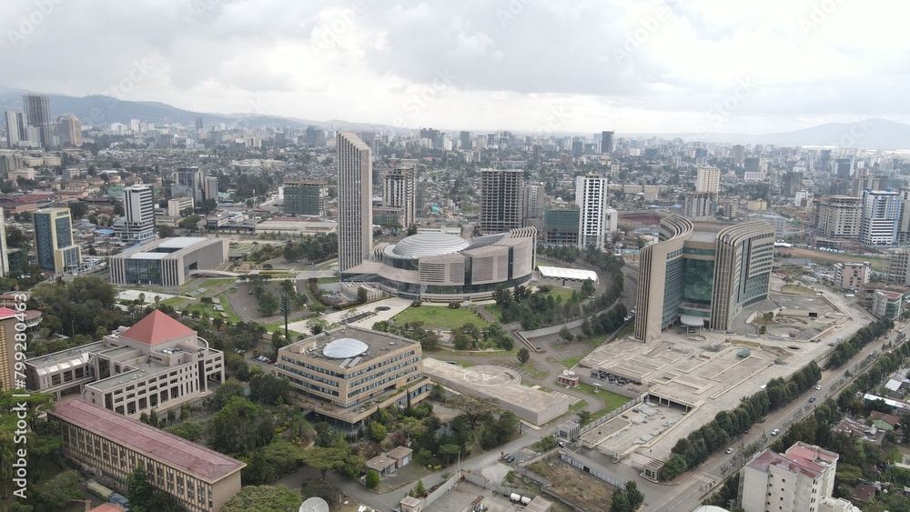 Fototapeta premium African Union Headquarters in Addis Ababa, Ethiopia