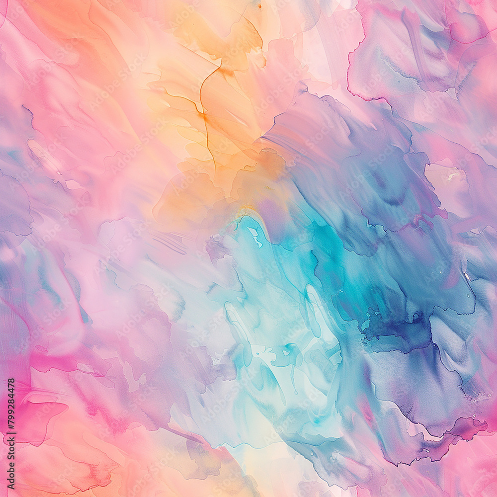 abstract colorful ink diffusion in water creating dreamy forms