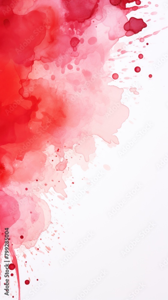 Red splash banner watercolor background for textures backgrounds and web banners texture blank empty pattern with copy space for product 