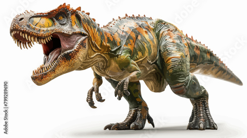 a dinosaur with its mouth open and it's mouth wide open © Thuan