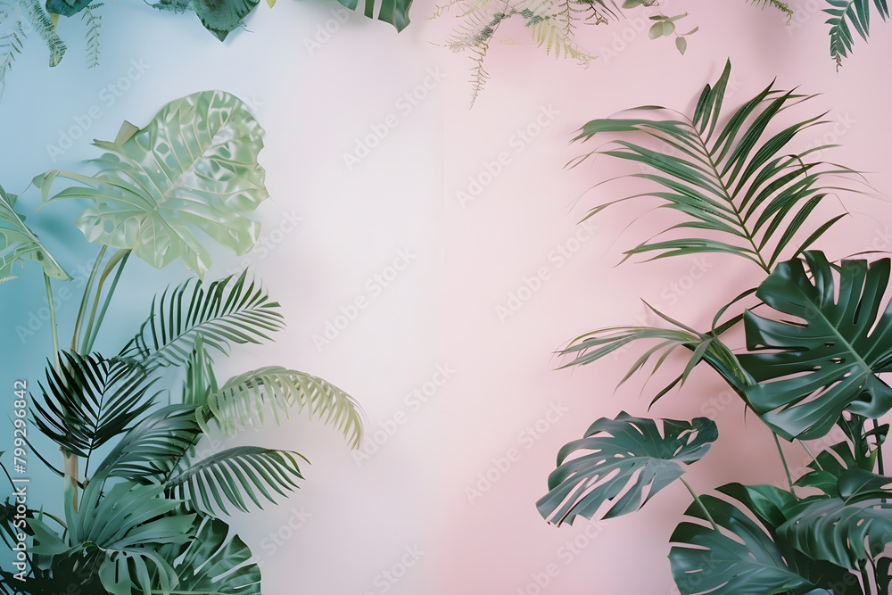 Creative trendy summertime banner mockup. Summer shopping sales and vacation concept. Creative trendy summertime banner mockup. Summer shopping sales and vacation concept.