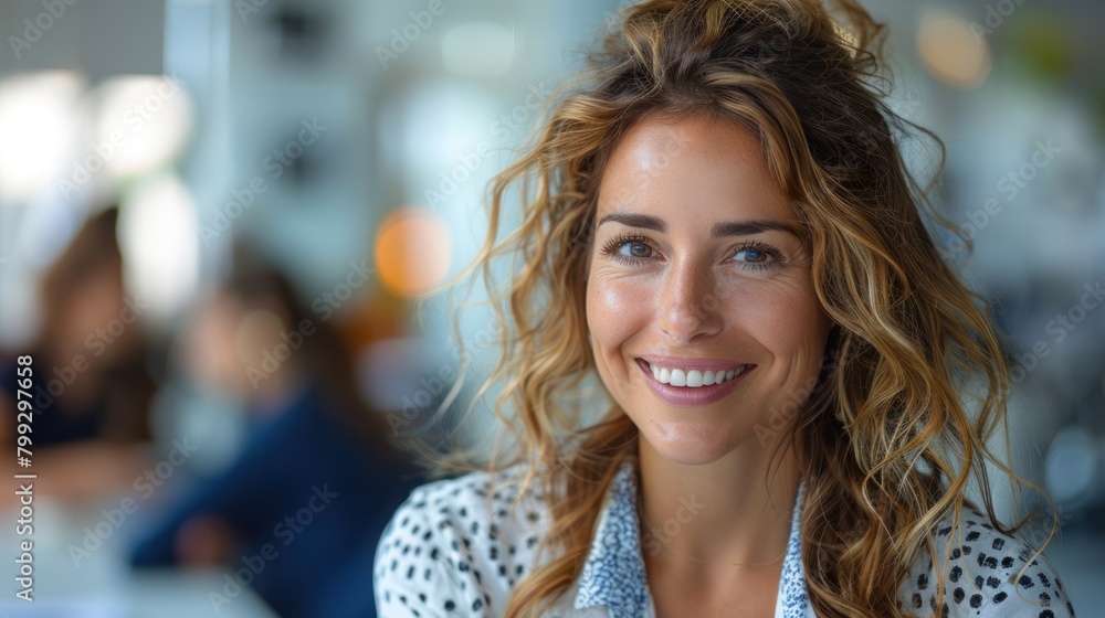 Photo portrait of a smiley businesswoman Photo portrait of a smiley businesswoman