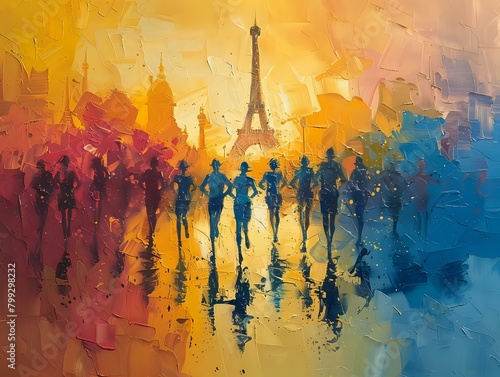 Eiffel Tower Event: A Symphony of Color and Motion