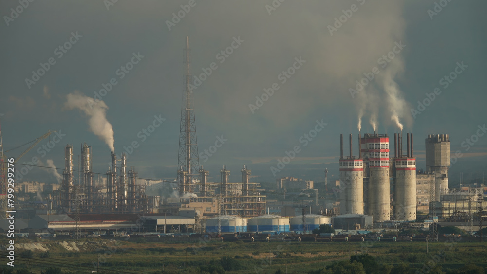 Oil and gas refinery plant Oil and gas refinery plant
