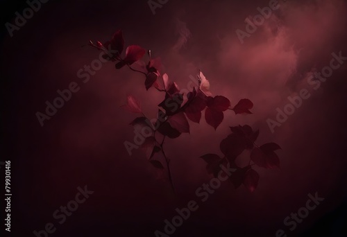 Dramatic deep crimson background filling the entire frame 