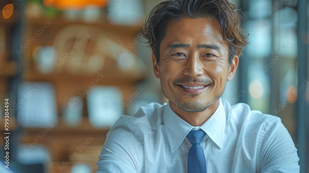 Photo portrait of a smiley asian businessman Photo portrait of a smiley asian businessman