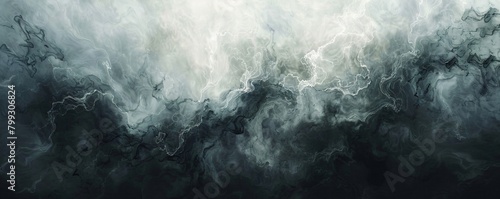 Storm cloud presentation, dark grays and whites in a dramatic geometric clash photo