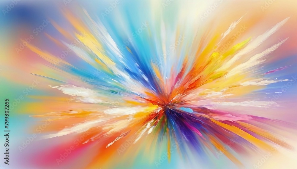 Obraz premium Impressionist-inspired Background: Soft, Blurry Brushstrokes Conveying Movement