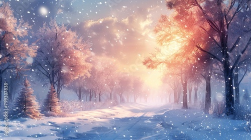 Background of the winter © 2rogan
