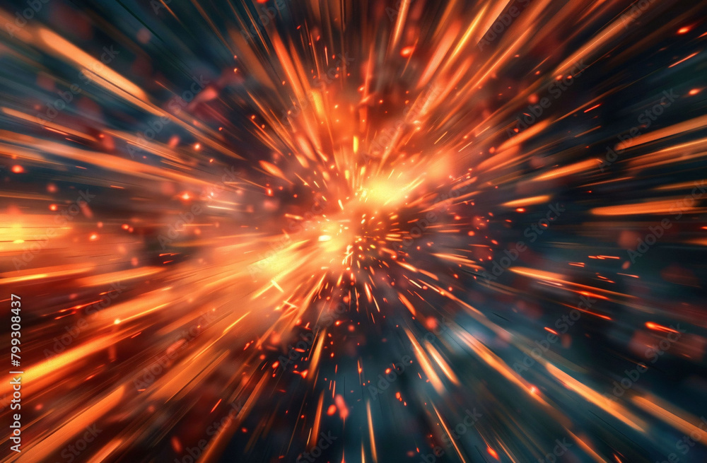 Abstract Blurry Explosion Background Abstract Blurry Explosion Background