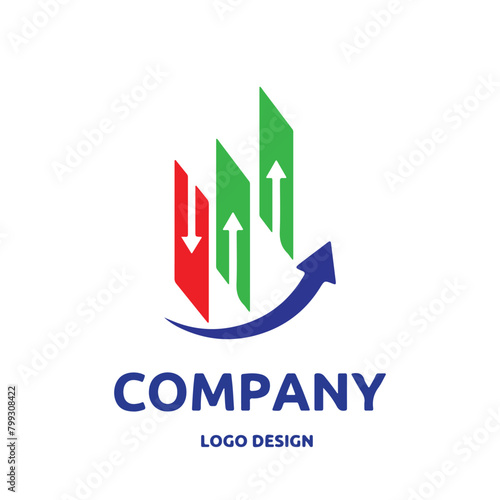 investment and trading logo design for graphic designer or web developer