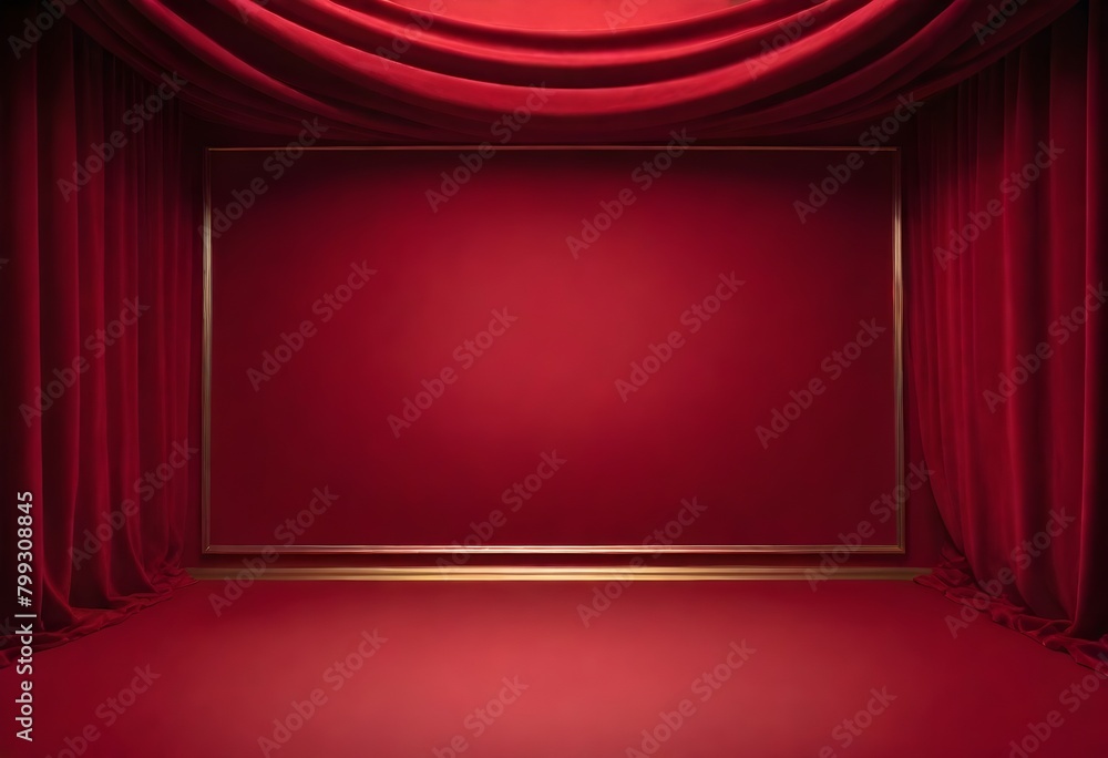 Fototapeta premium Dramatic deep crimson background filling the entire frame 