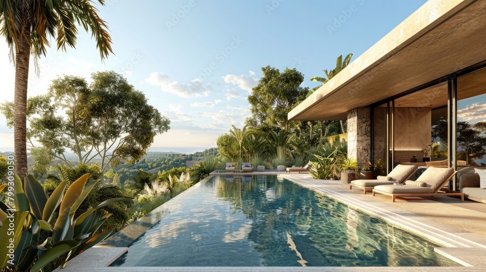 D Rendering of a Secluded Holiday Retreat Your Private Paradise