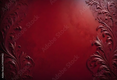 Dramatic deep crimson background filling the entire frame 