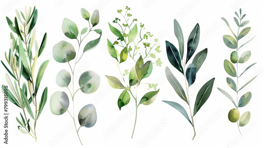 Whimsical Floral Illustrations for Wedding Stationery Generative AI Whimsical Floral Illustrations for Wedding Stationery Generative AI