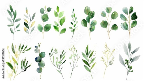 Wallpaper Mural Elegant Floral Illustrations for Wedding Stationery Generative AI Torontodigital.ca