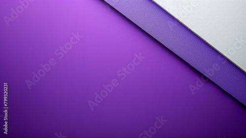 abstract geometric background with a smooth gradient transition from a deep purple to a lighter hue. The diagonal division adds a dynamic contrast that is both modern minimalist bold backdrop.