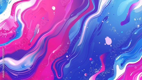 Vibrant Liquid Background for Website Designs Generative AI