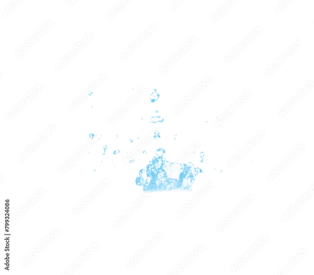Captivating Water-Drop Splashing, water wave isolated on white background, water design element, drop, splash set, Transparent water splash and wave,