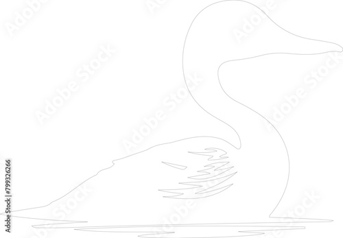 Wallpaper Mural loon outline Torontodigital.ca